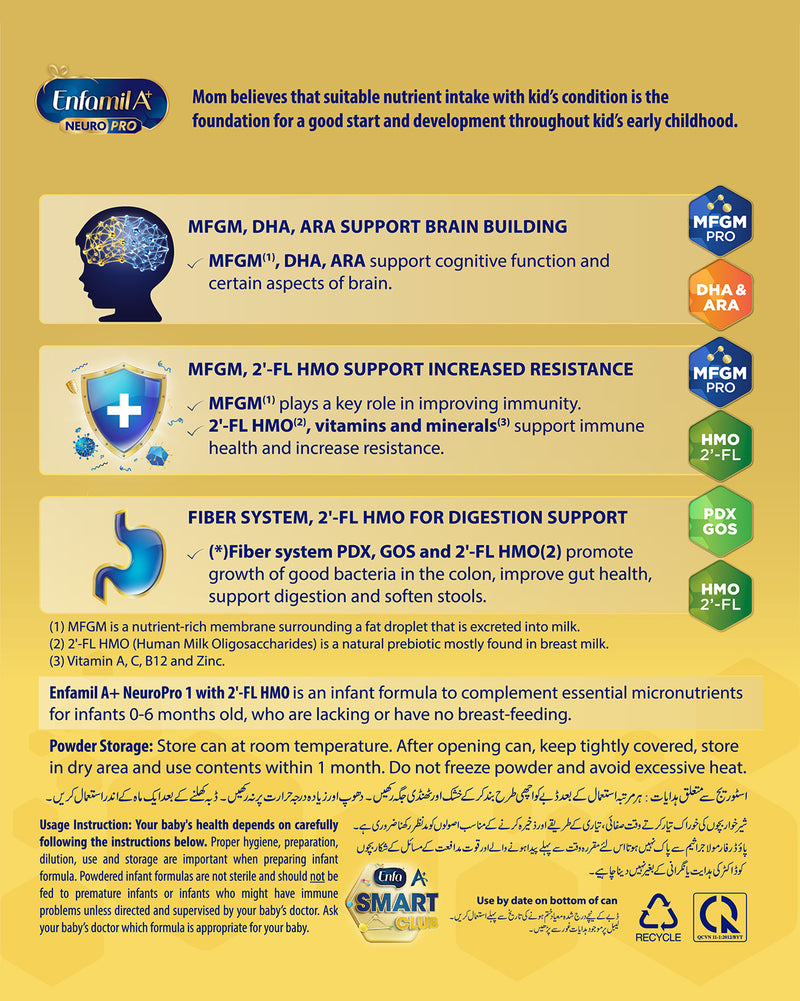 ENFAMIL A+ NEUROPRO STAGE 1 (0-6 months)