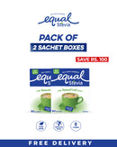 Pack of 2 Equal Stevia Sachet Box
