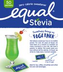 Equal Stevia Sachet Box