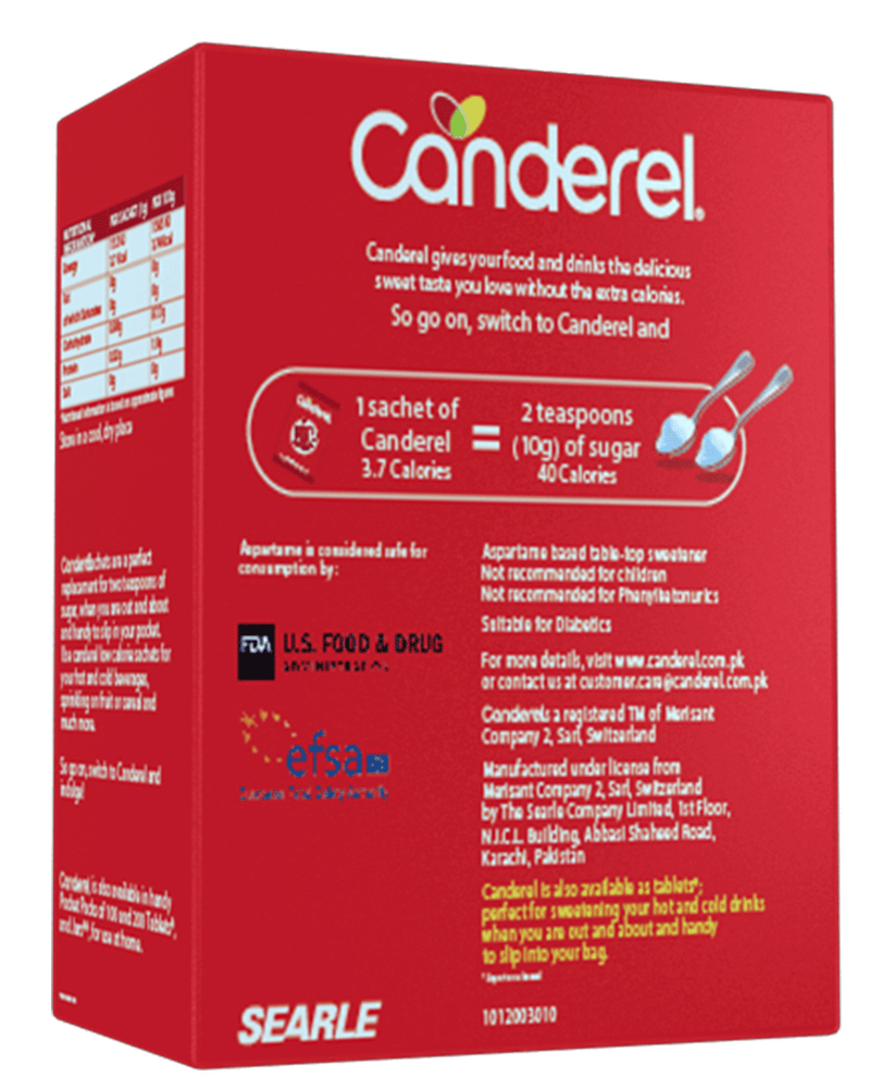 Canderel Sachet Box