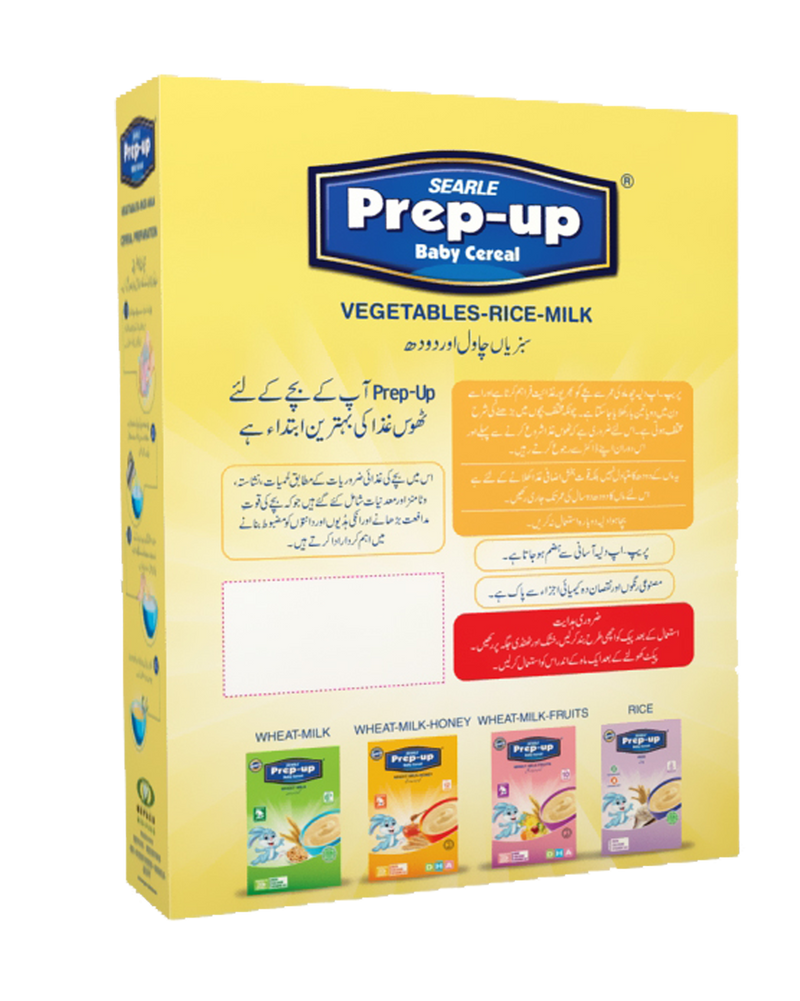 Prepup Vegetables Rice Milk